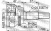 FEBEST 0110-GSV40A48 Joint, drive shaft